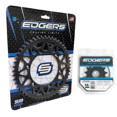 Imagem de Kit Relação Coroa Pinhão Edgers Kxf 450 Klx 450 Kx 450 Xc