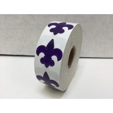 Imagem de Adesivos de bronzeamento Adesivos perfurados Fleur-De-Lis Mardi Gras 1