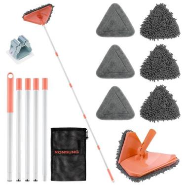 Imagem de Limpador de parede Triangle Mop RONSUNG com alça de 210 cm de comprime