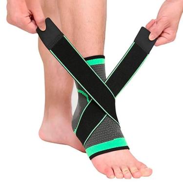 Imagem de Tornozeleira Compressão Ajustável Para Musculação E Treino