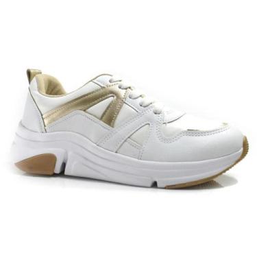 Imagem de Tênis Casual Feminino Modare 7401.102.29627, Branco, 35