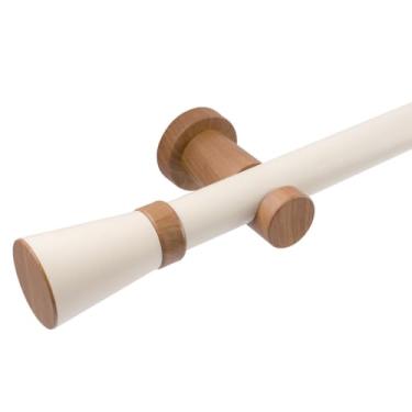 Imagem de Kit Varão p/Cortina Portas e Janelas Jade Prime 28mm 2 Metros(Tauari)