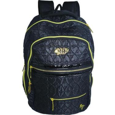 Imagem de Mochila Juvenil Escolar Notebook Grande M4258 Preto