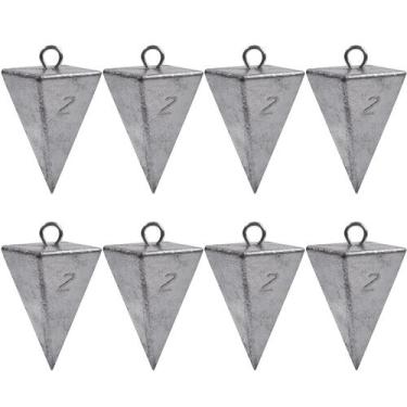 Imagem de Chumbadas de pesca AGOOL Pyramid Weights Saltwater 28g-224g