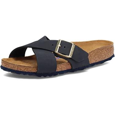 Imagem de Birkenstock Sand lia feminina Siena Slide, Meia-noite, 7