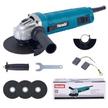 Imagem de Esmerilhadeira 220v com Controle de Velocidade 880w Profissional Elétrica Lixadeira Angular 4.1/2" 115cm 11000RPM, Ferramenta de Corte e Desbaste para Metal, Concreto e Madeira