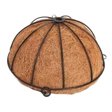 Imagem de Vaso Pendurar 25cm Pendente Ferro Fibra Coco Natural