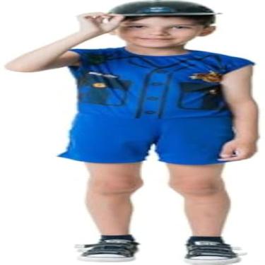 Imagem de Kit Infantil Fantasia Policial - GG