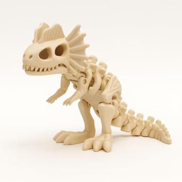 Imagem de Dinossauros Articulados Toy Art, Miniaturas e Figuras Dino 3D Colecionáveis, Brinquedos, Peças Lúdicas Decorativas, Vários Modelos, Criaturas Pré-Históricas, Pterossauros (Dilophosaurus)