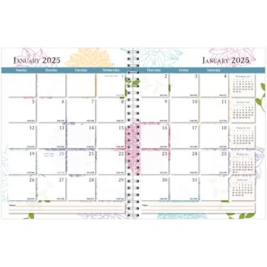 Imagem de House of Doolittle Agenda de calendário 2025, mensal, floral extravagante, 21 x 28 cm, janeiro a dezembro (HOD29197-25)