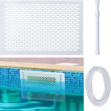 Imagem de Fabater Kit de Proteção Skimmer, de Rede Coletora de Folhas de Piscina, Capa Protetora Com Placa de Malha PP para Piscinas Acima do Subterrâneas, Evita Bloqueio de Detritos