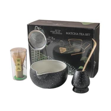 Imagem de Conjunto de Pincéis Chá Baibenli e Matcha Ferramenta Pedido da Dinastia Song com Batedor Bambú Suporte Profissional Dentes para Criação Espuma Densa A