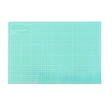 Imagem de Base Corte A2 60x45 cm Dupla Face - Patchwork Artesanato para Costura, Scrapbook e Projetos Manuais em Casa Brasileira(Tiffany)