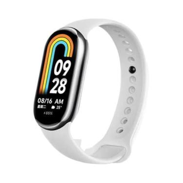 Imagem de Pulseira De Silicone Impermeável Para Xiaomi Mi Band 8 NFC, Acessórios