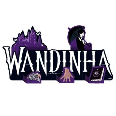 Imagem de Enfeite Especial De Mesa Wandinha Efeito 3D Aniversário 01Un