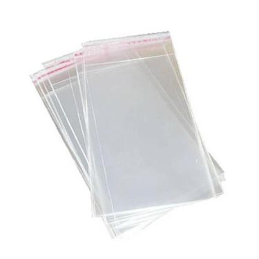 Imagem de Saco Adesivado Plastico Transparente 12x18 C/100un  MC-0049