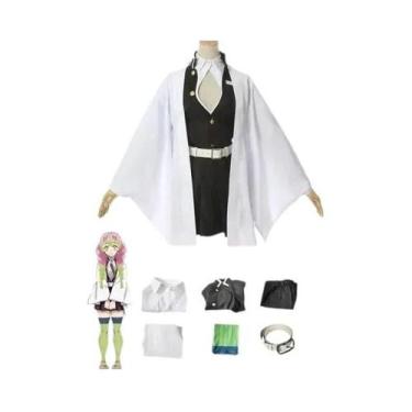 Imagem de Fantasia De Cosplay De Anime Para Adultos Kanroji Mitsuri, Vestido Kim