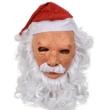 Imagem de Máscara de látex de Natal do Papai Noel para o carnaval de Halloween -