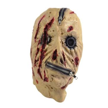 Imagem de Máscara de cosplay, bocas podres, zíperes, fantasmas, látex de Hallowe