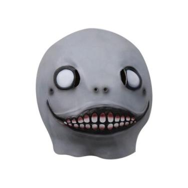 Imagem de Máscara de cosplay Niers Automatas Emils Latex para Carnaval de Hallow
