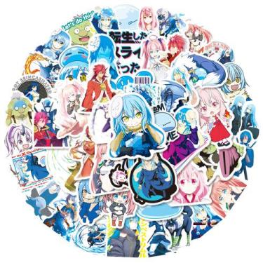 Imagem de Adesivos That Time I Got Reincarnated as a Slime, pacote de 50 unidade