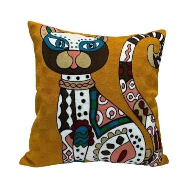 Imagem de Capa De Almofada Decorativa Abstrata Impressa Em 3D Picasso Para Sofá,