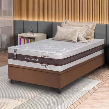 Imagem de Cama Box Baú Mali Molas Ensacadas Solteiro 88x188 King House