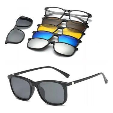 Imagem de Óculos Clip On 5 Em 1 Polarizado Armação Grau UV400 MOD 2263 - VINKIN,