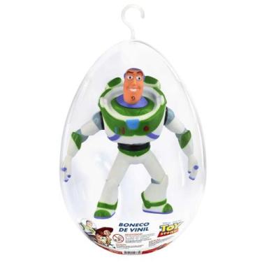 Imagem de Boneco de Vinil Buzz Lightyear Toy Story no Ovo de Páscoa 26cm - 3856 