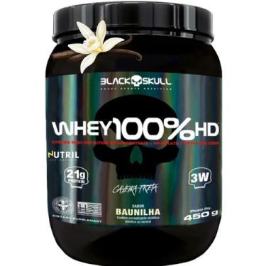 Imagem de Whey Protein 100 HD Pure 450g Pote BLACK SKULL Isolado Hidrolisado Con