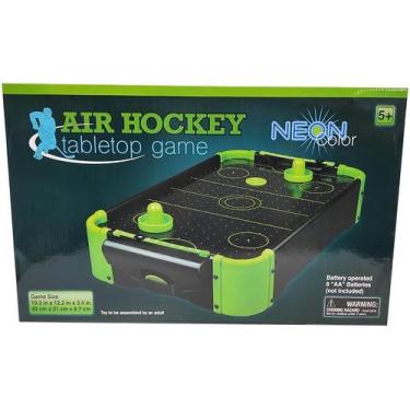 Imagem de Jogo Air Hockey Mesa Neon Color Fun F0108-5 - Fun divirta-se