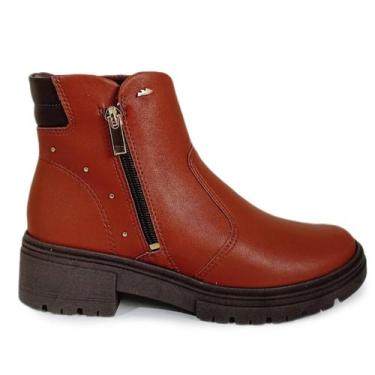 Imagem de Bota Feminina Dakota Coturno Tratorado com Ziper Original G9563, 34, C