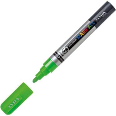 Imagem de Caneta Lyra Graduate Mark All 2 mm Fluo Verde