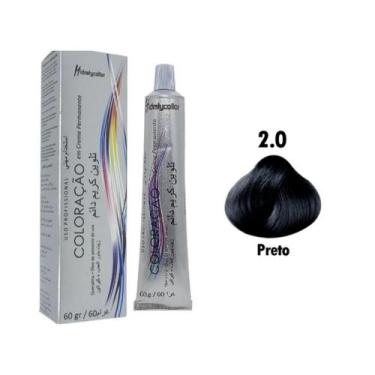 Imagem de Coloração Cabelos Pretos HidratyLife 60g - Mairibel, Tinta 2.0, 1 Unid