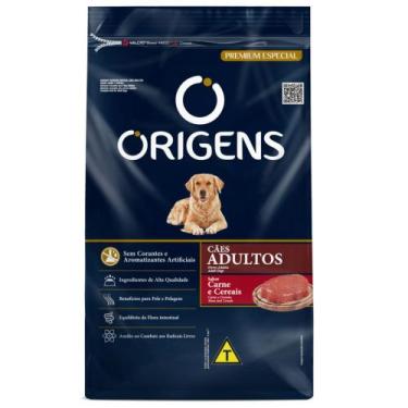 Imagem de Ração Origens Premium Especial para Cães Adultos Sabor Carne e Cereais