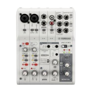 Imagem de Mesa de Som Yamaha AG06MK2 Branco - D-LINK