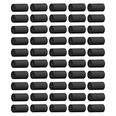 Imagem de Generic Protetor de fio de aço interno de bicicleta 10 ou 50 peças protetor de impressão de bicicleta anéis de silicone, Preto 50 peças RC126