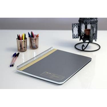 Imagem de Caderno Universitário A4+ 80 Folhas Pautado TOKYO Prata Confetti