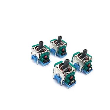Imagem de TXLIMINHONG Novo sensor analógico 3D compatível com rodinhas, módulo de substituição para controle de jogo Sony PS5, 4 peças