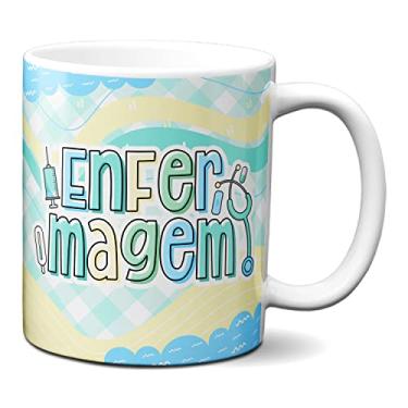 Imagem de Caneca Enfermeiro Profissional Enfermagem Profissão Saúde (Branca)