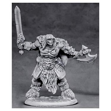 Imagem de Miniaturas Reaper Ankoa, Herói Barbariano #03869 Dark Heaven Metal Mini sem pintura