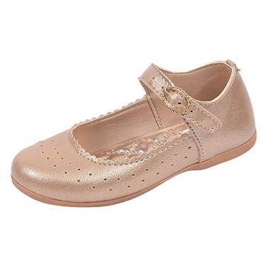 Imagem de Sapatilha Boneca Infantil Menina Fivela Dourada
