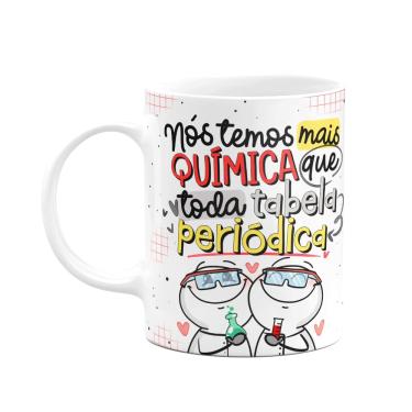 Imagem de Caneca funny namorados - Mais química que a tabela periódica