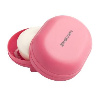 Imagem de Saboneteira Plástica Ideal P/ Dia a Dia Viagem Marco Boni, Rosa