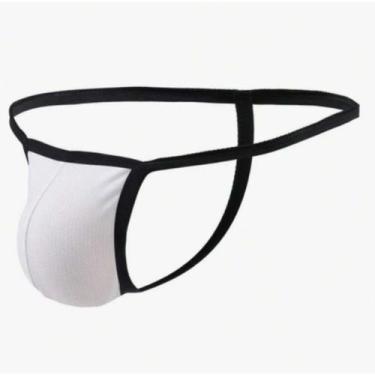 Imagem de Cueca jockstrap forrada fio dental tanga suporte atletico - Almah Fash