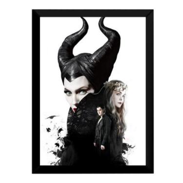 Imagem de Quadro Decorativo Filme Malévola Poster Moldurado - Fanarte