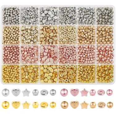Imagem de Conjunto de 2300 Miçangas Spacer Redtwo para Pulseiras Friendship