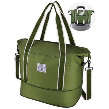 Imagem de Mochila de Viagem WALNEW à Prova D'Água - Verde Militar