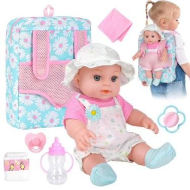 Imagem de Conjunto de Brinquedos para Mochila Baby Doll DOTVOSY - Tema Daisy
