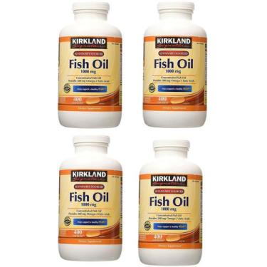 Imagem de Suplemento de óleo de peixe Kirkland Signature 1000 mg 1600 cápsulas g